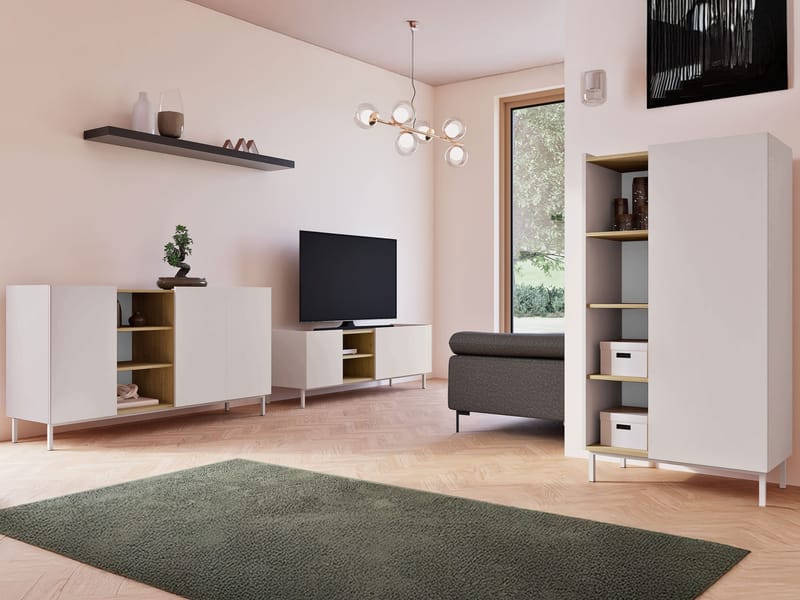 Tavrin Møbelsett for stue - Beige - Møbler - Møbelsett - Møbelsett til stue