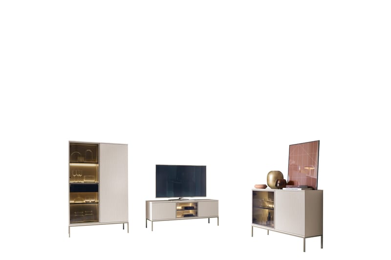 Tenorio Møbelsett for Stue, Beige