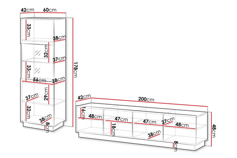 Torvalen Møbelsett for Stue - Beige - Møbler - Møbelsett - Møbelsett til stue