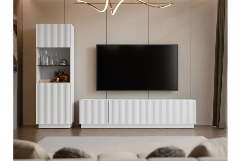 Torvalen Møbelsett for Stue - Hvit - Møbler - Møbelsett - Møbelsett til stue