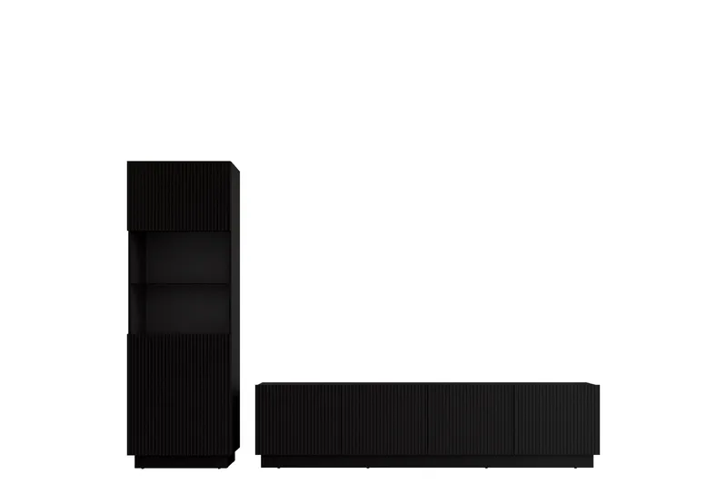 Torvalen Møbelsett for Stue - Svart - Møbler - Møbelsett - Møbelsett til stue