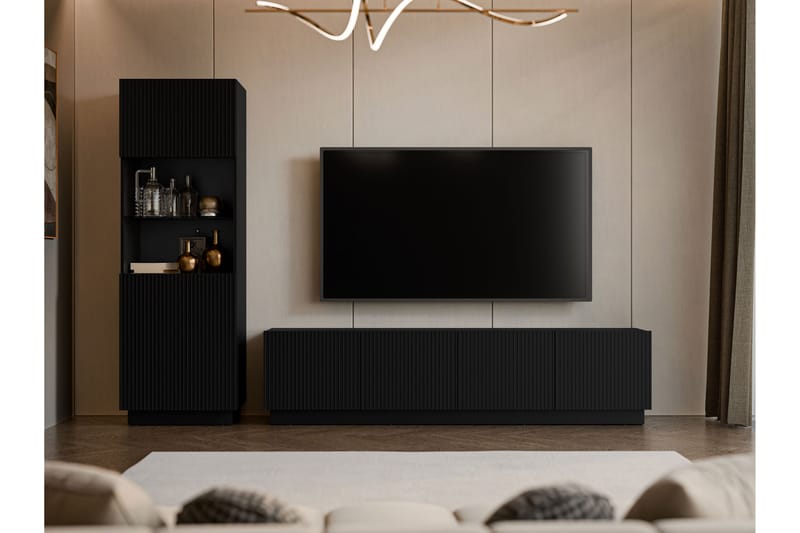 Torvalen Møbelsett for Stue - Svart - Møbler - Møbelsett - Møbelsett til stue