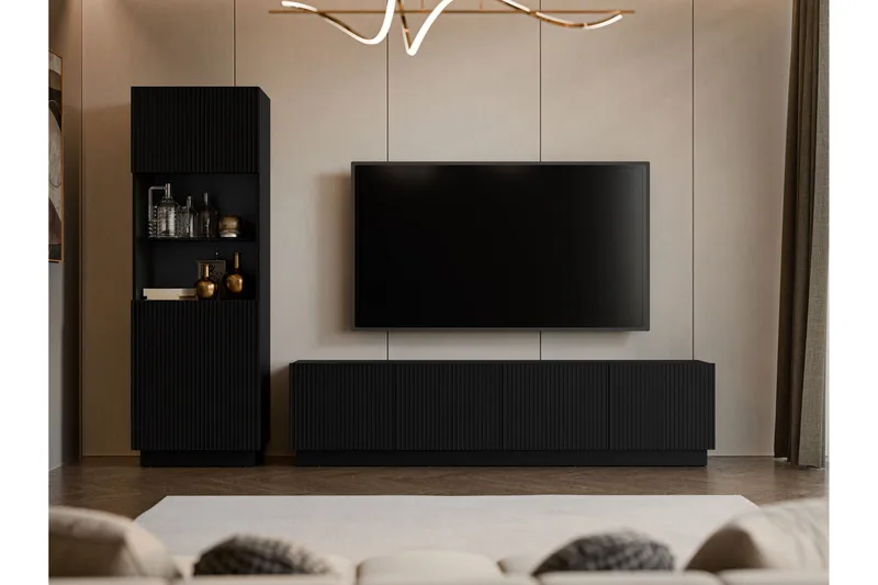 Torvalen Møbelsett for Stue - Svart - Møbler - Møbelsett - Møbelsett til stue