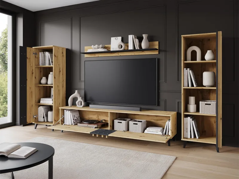 Torvos Møbelsett for stue - Svart - Møbler - Møbelsett - Møbelsett til stue