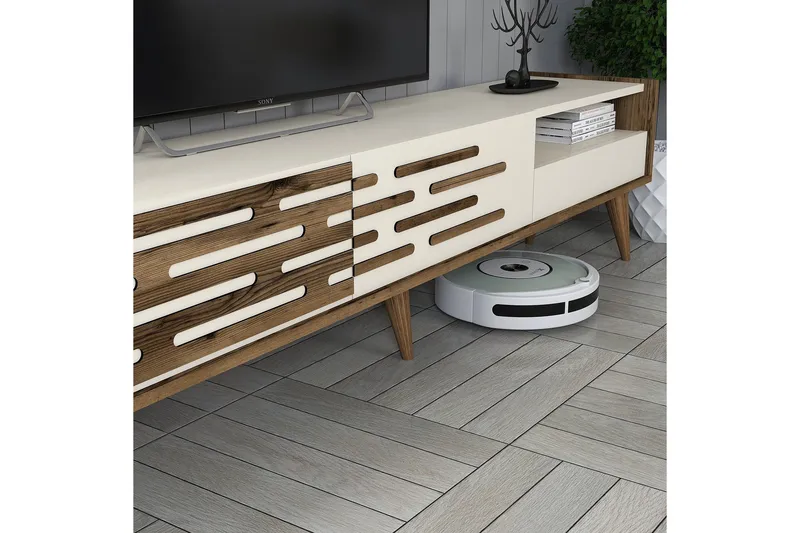 Valensiya Møbelsett for Stue, Valnøtt/Krem