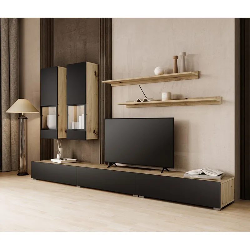 Veggenhet Baros - Artisan - Svart Supermatt - Møbler - Møbelsett - Møbelsett til stue