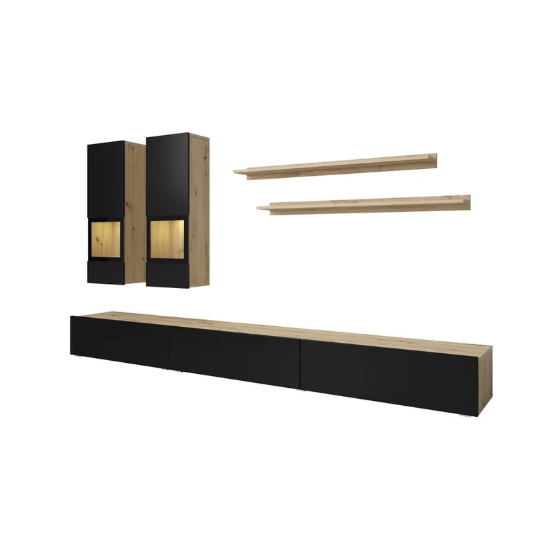 Veggenhet Baros, Artisan - Svart Supermatt