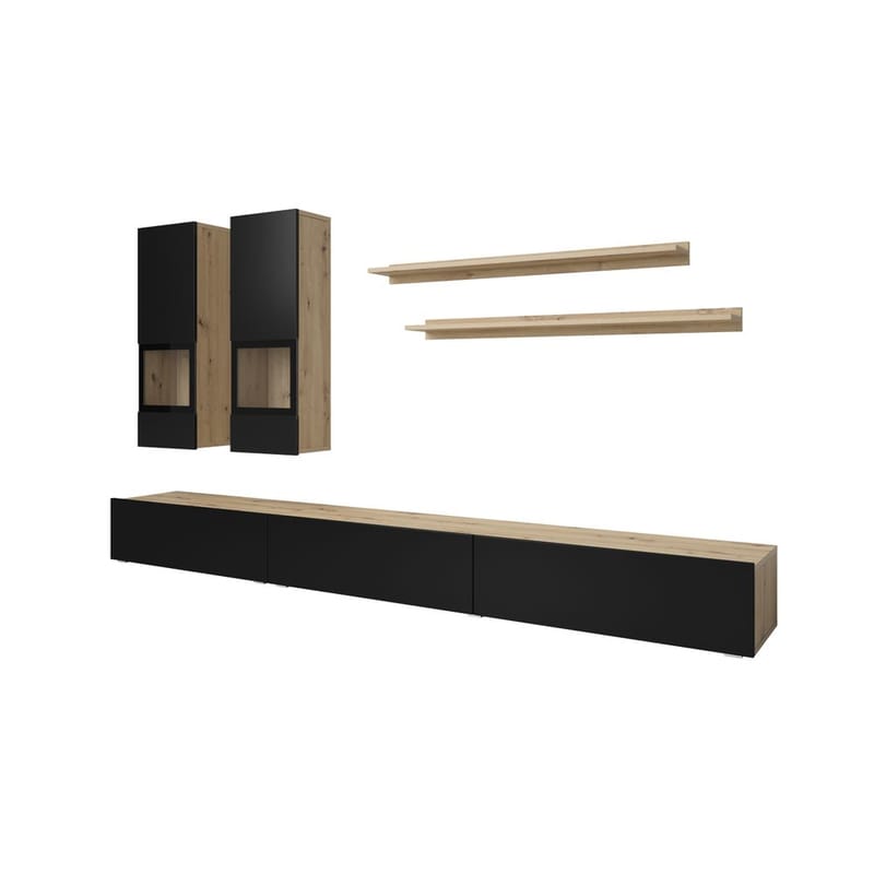 Veggenhet Baros - Artisan - Svart Supermatt - Møbler - Møbelsett - Møbelsett til stue