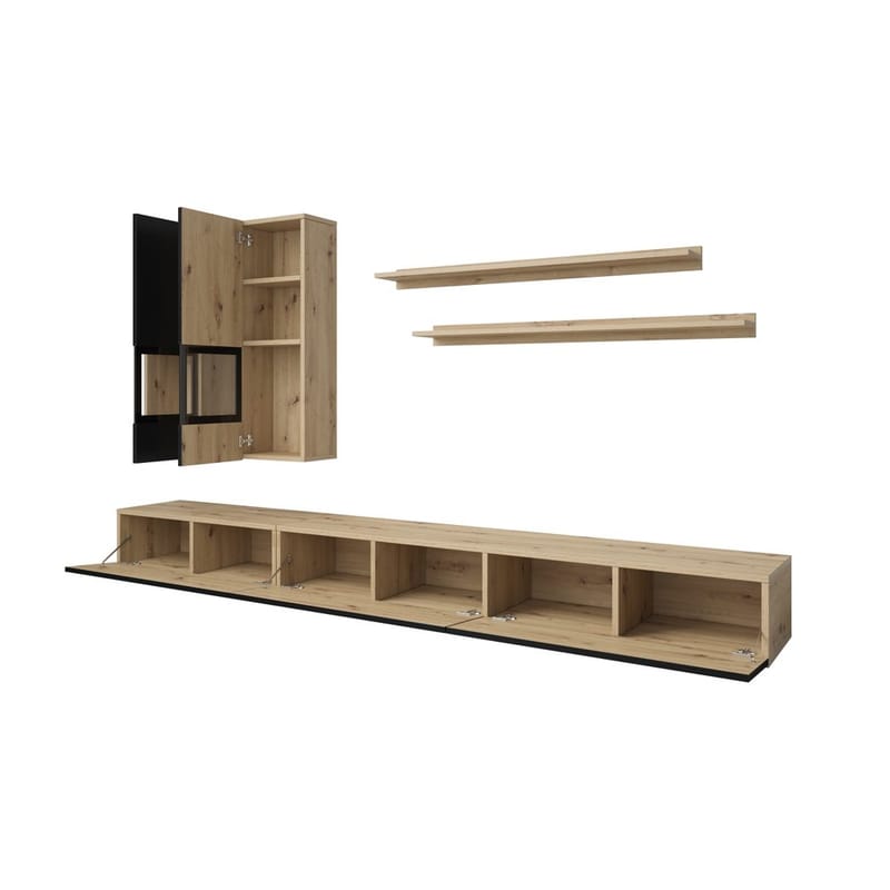 Veggenhet Baros - Artisan - Svart Supermatt - Møbler - Møbelsett - Møbelsett til stue