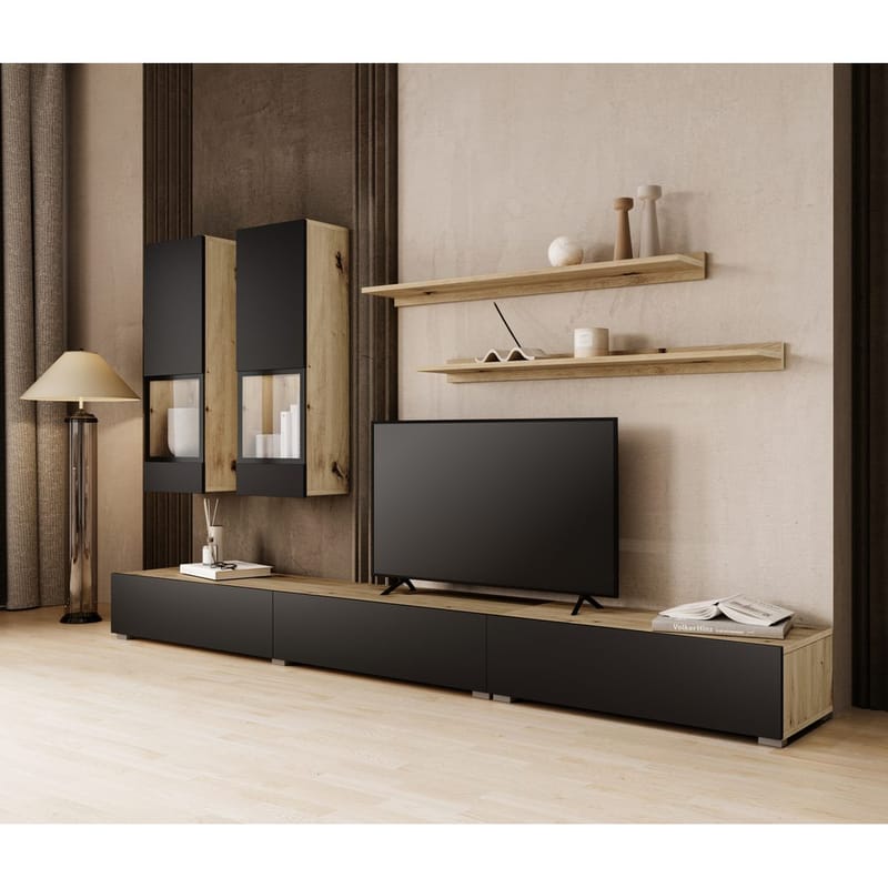 Veggenhet Baros - Artisan - Svart Supermatt - Møbler - Møbelsett - Møbelsett til stue