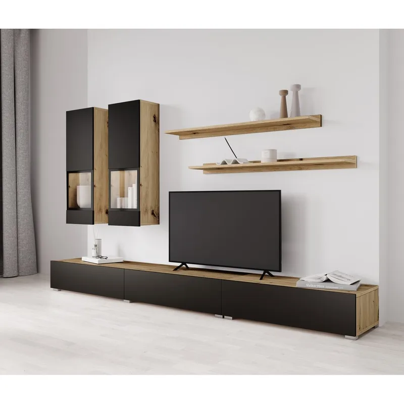 Veggenhet Baros - Artisan - Svart Supermatt - Møbler - Møbelsett - Møbelsett til stue