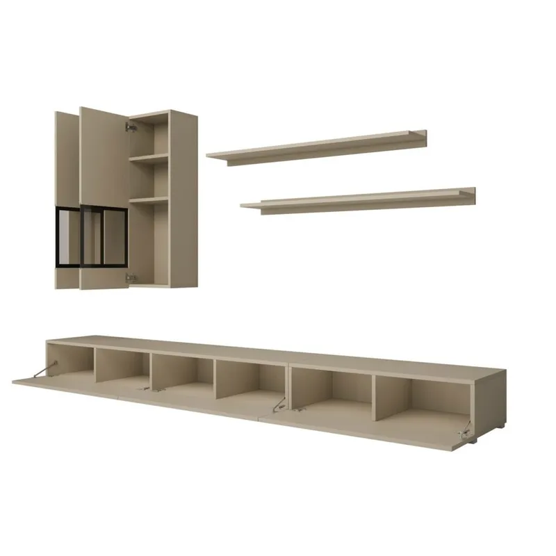 Veggenhet Baros - Lys beige - Møbler - Møbelsett - Møbelsett til stue