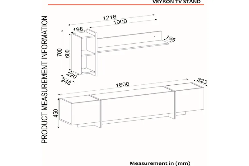 Veyron Møbelsett for Stue - Svart/Gull - Møbler - Møbelsett - Møbelsett til stue