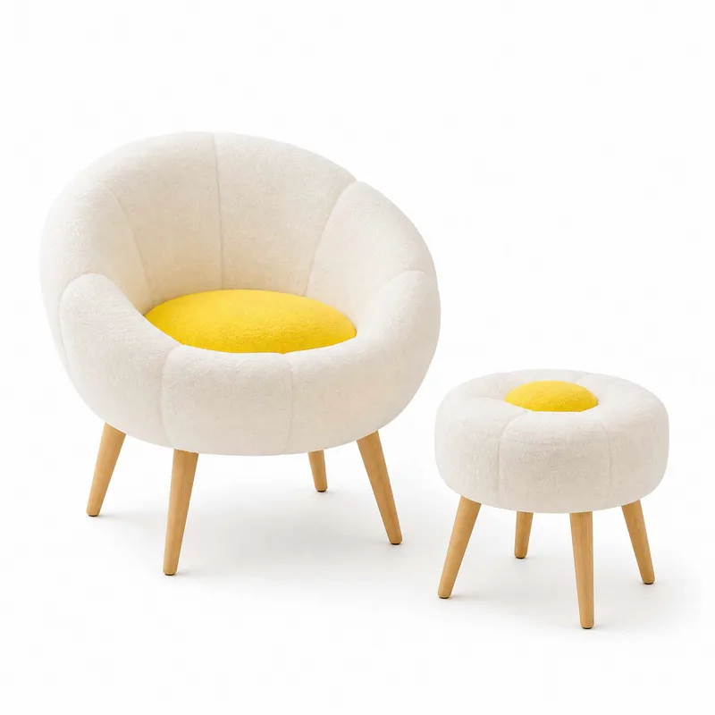 Wing Chair & Side Table Set (2 Pieces) Atelier Del Sofa, undefined