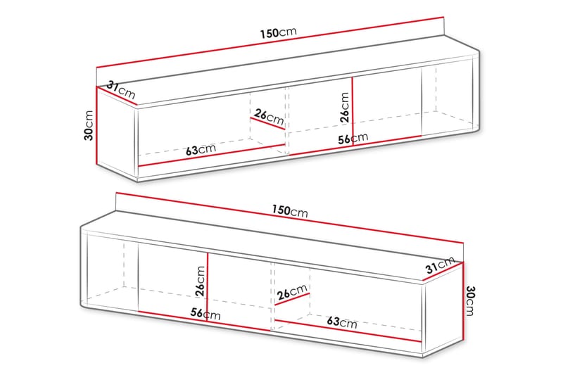 Zalricus Møbelsett for Stue - Beige - Møbler - Møbelsett - Møbelsett til stue