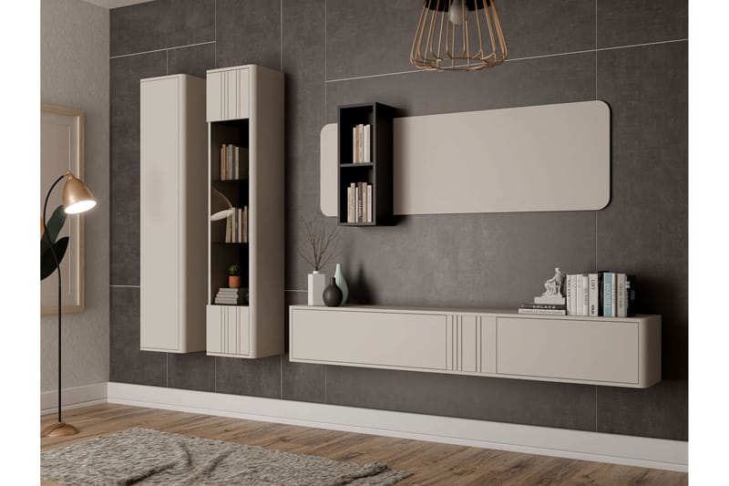 Zalricus Møbelsett for Stue - Beige - Møbler - Møbelsett - Møbelsett til stue