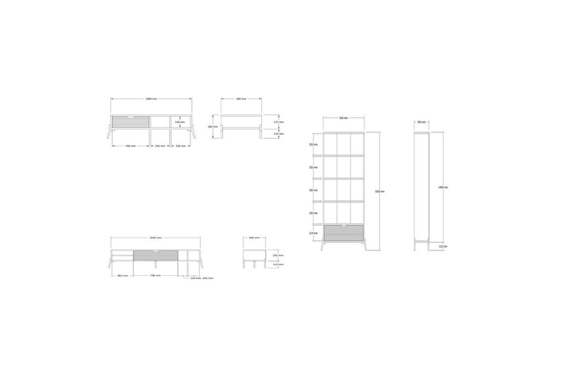 Zenric Møbelsett for Stue - Natur - Møbler - Møbelsett - Møbelsett til stue