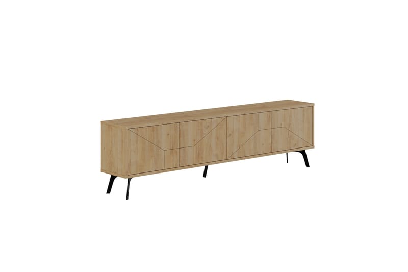 Dune TV-benk 180x29,6 cm Brun - Hanah Home - Møbler - Mediamøbel & tv møbel - TV-benk & mediabenk