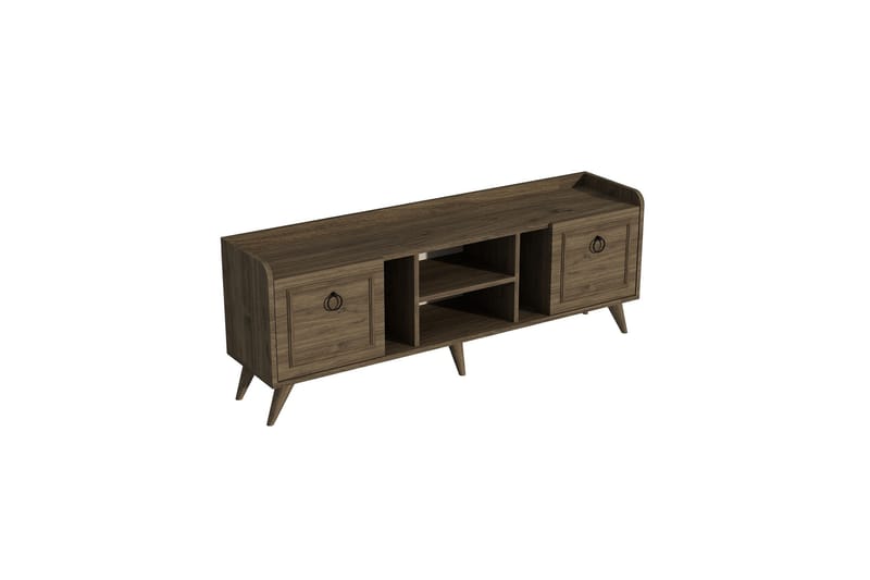 Irubhi TV-møbelsett 150x35 cm Brun - Hanah Home - Møbler - Mediamøbel & tv møbel - TV-møbelsett