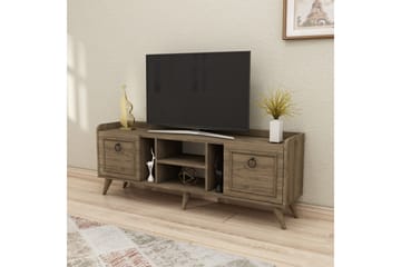 Irubhi TV-møbelsett 150x35 cm Brun - Hanah Home - Møbler - Mediamøbel & tv møbel - TV-møbelsett