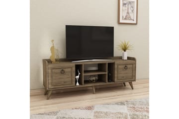 Irubhi TV-møbelsett 150x35 cm Brun - Hanah Home - Møbler - Mediamøbel & tv møbel - TV-møbelsett