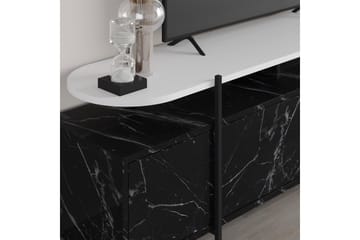 Hanley Tv-möbelset 160x35,6 cm Black/White - Møbler - Mediamøbel & tv møbel - TV-møbelsett