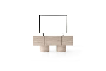 Abbas TV-benk 150 cm - Travertin - Møbler - Mediamøbel & tv møbel - TV-benk & mediabenk