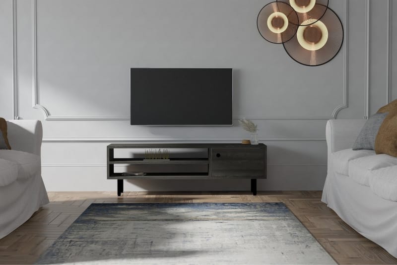 Aegonfort Tv-benk 120 cm - Antrasitt - TV-benk & mediabenk