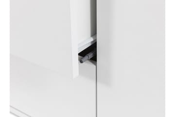 Agawal Gulvstående TV-benk 141 cm med Oppbevaring i Lakkert Tre - Beige - Møbler - Mediamøbel & tv møbel - TV-benk & mediabenk