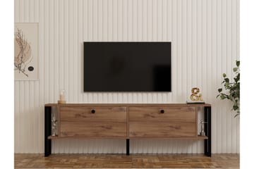 Ahu TV-benk 160 cm - Brun - Møbler - Mediamøbel & tv møbel - TV-benk & mediabenk