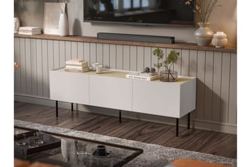Akie TV-benk 150 cm - Beige - Møbler - Mediamøbel & tv møbel - TV-benk & mediabenk