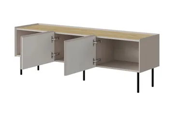 Akie TV-benk 150 cm - Beige - Møbler - Mediamøbel & tv møbel - TV-benk & mediabenk