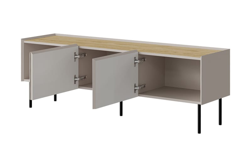 Akie TV-benk 150 cm - Beige - Møbler - Mediamøbel & tv møbel - TV-benk & mediabenk