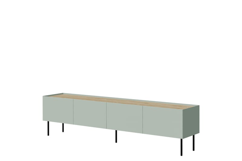 Akie TV-benk 200 cm - Grønn - Møbler - Mediamøbel & tv møbel - TV-benk & mediabenk
