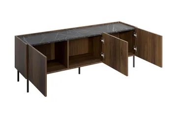 Akihito TV-benk 144 cm - Brun - Møbler - Mediamøbel & tv møbel - TV-benk & mediabenk