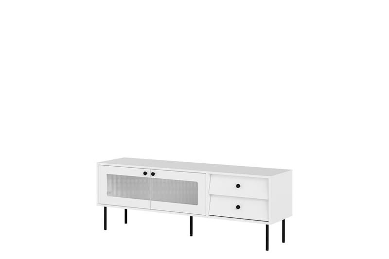 Akilesh TV-benk 150 cm - Hvit - Møbler - Mediamøbel & tv møbel - TV-benk & mediabenk