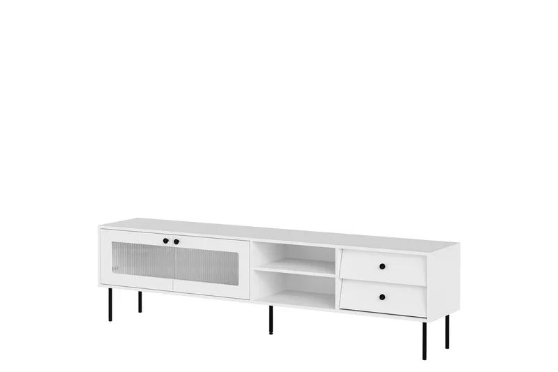 Akilesh TV-benk 200 cm, Hvit