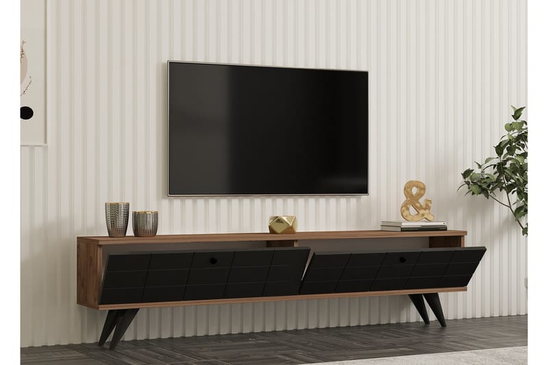 Alberi TV-benk 160 cm - Brun/Antrasitt - Møbler - Mediamøbel & tv møbel - TV-benk & mediabenk