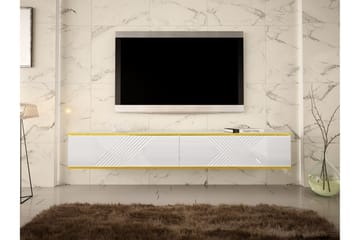 Alim TV-benk 200 cm - Hvit - Møbler - Mediamøbel & tv møbel - TV-benk & mediabenk