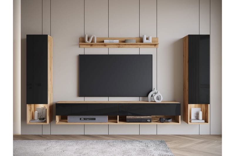 Amadeo TV-møbelsett - Brun - Møbler - Mediamøbel & tv møbel - TV-møbelsett