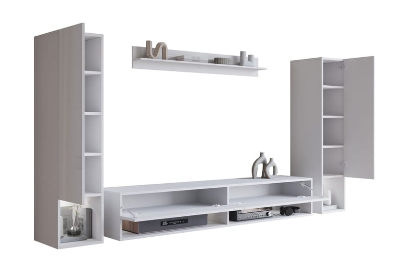 Amadeo TV-møbelsett - Svart - Møbler - Mediamøbel & tv møbel - TV-møbelsett