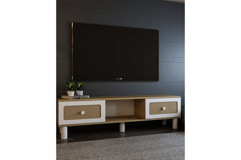 Amarinda TV-benk 150 cm - Brun - Møbler - Mediamøbel & tv møbel - TV-benk & mediabenk