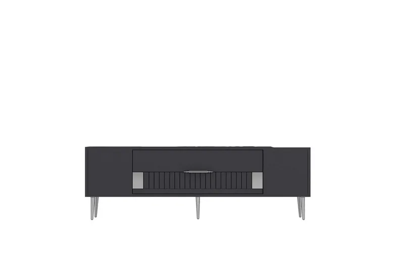 Anira TV-benk 150 cm - Antrasitt/Sølv - Møbler - Mediamøbel & tv møbel - TV-benk & mediabenk