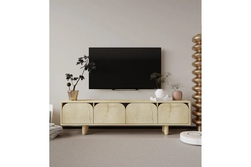 Arvo TV-benk 180x30 cm - Brun - Møbler - Mediamøbel & tv møbel - Mediestativ & veggfeste