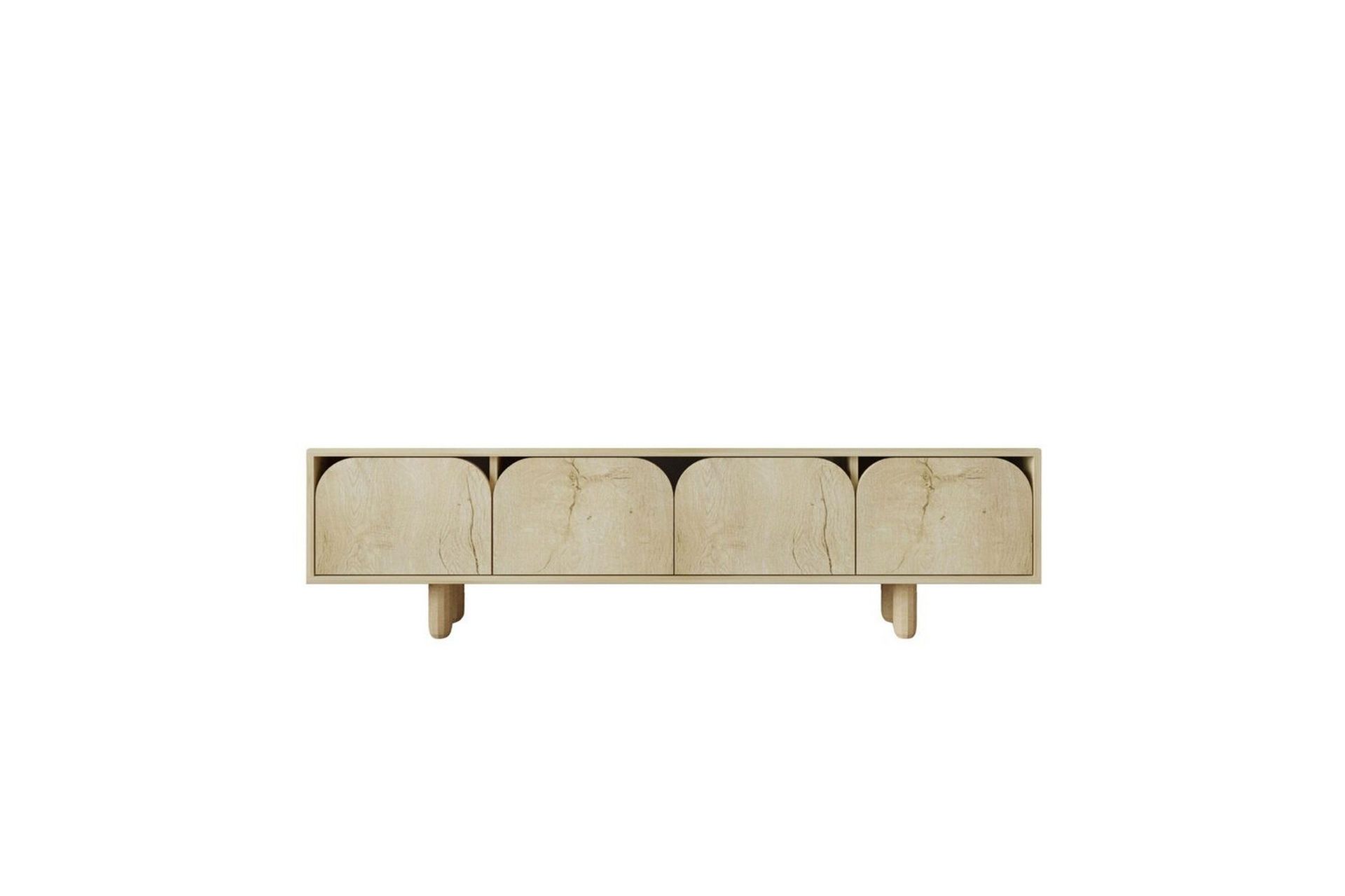 Arvo TV-benk 180x30 cm - Brun