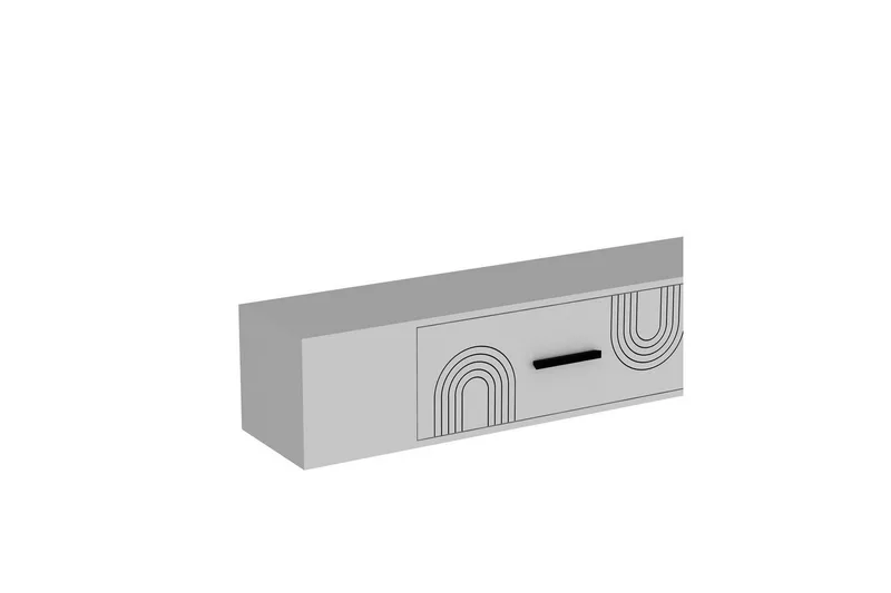 Avryn TV-benk 150 cm - Hvit - Møbler - Mediamøbel & tv møbel - TV-benk & mediabenk