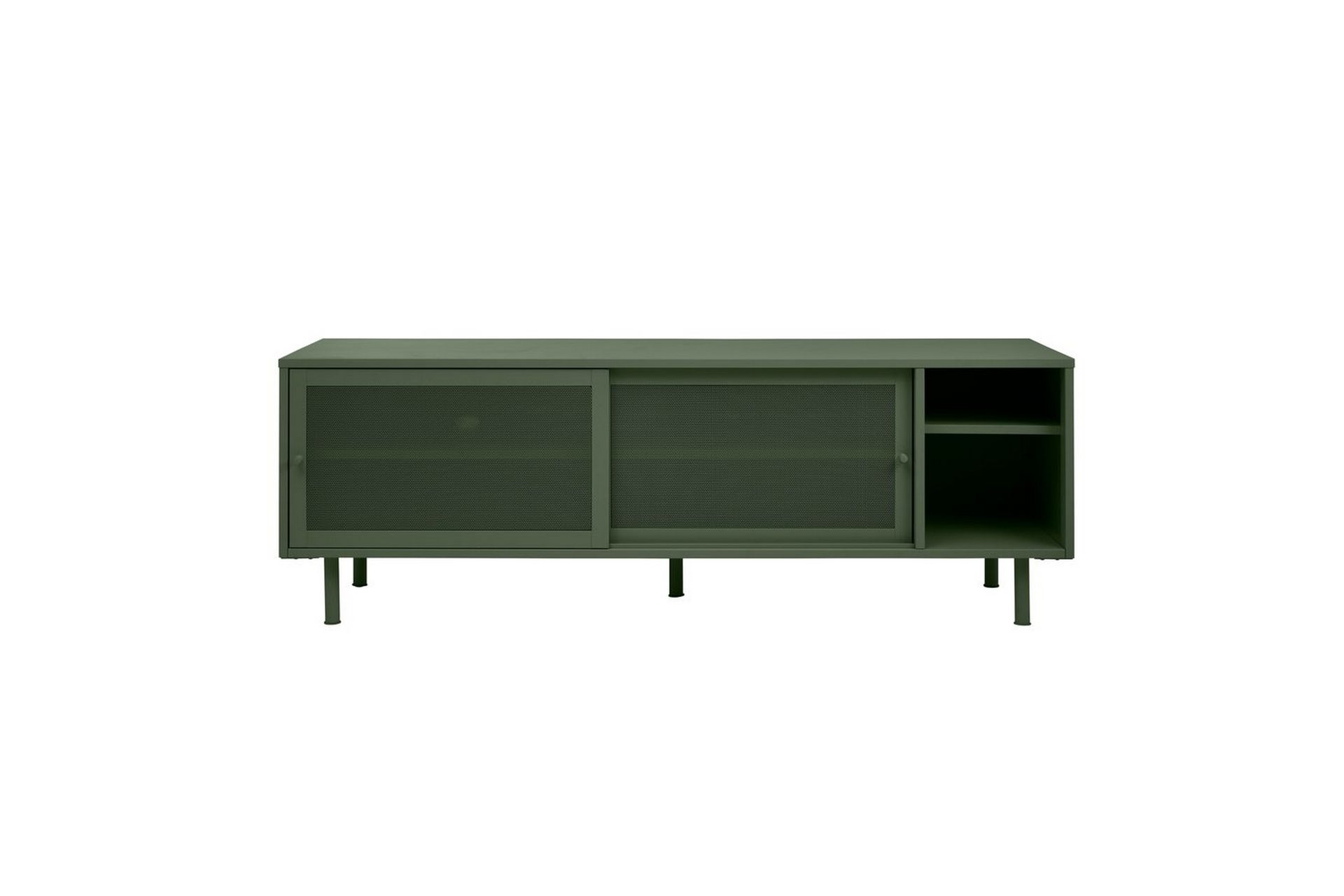 Basanti TV-benk 160 cm - Olivengrønn - Møbler - Mediamøbel & tv møbel - TV-benk & mediabenk