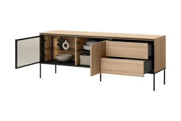 Basici Tv-Benk 167x41 cm - Brun - Møbler - Mediamøbel & tv møbel - TV-benk & mediabenk
