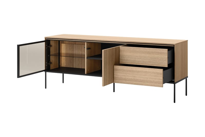 Basici Tv-Benk 167x41 cm - Brun - Møbler - Mediamøbel & tv møbel - TV-benk & mediabenk