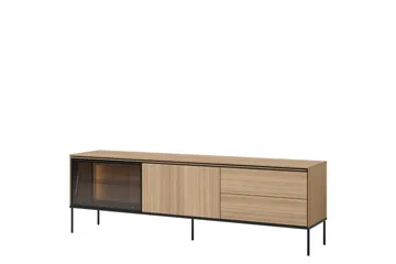 Basici Tv-Benk 197x41 cm - Grå/Grønn - Møbler - Mediamøbel & tv møbel - TV-benk & mediabenk